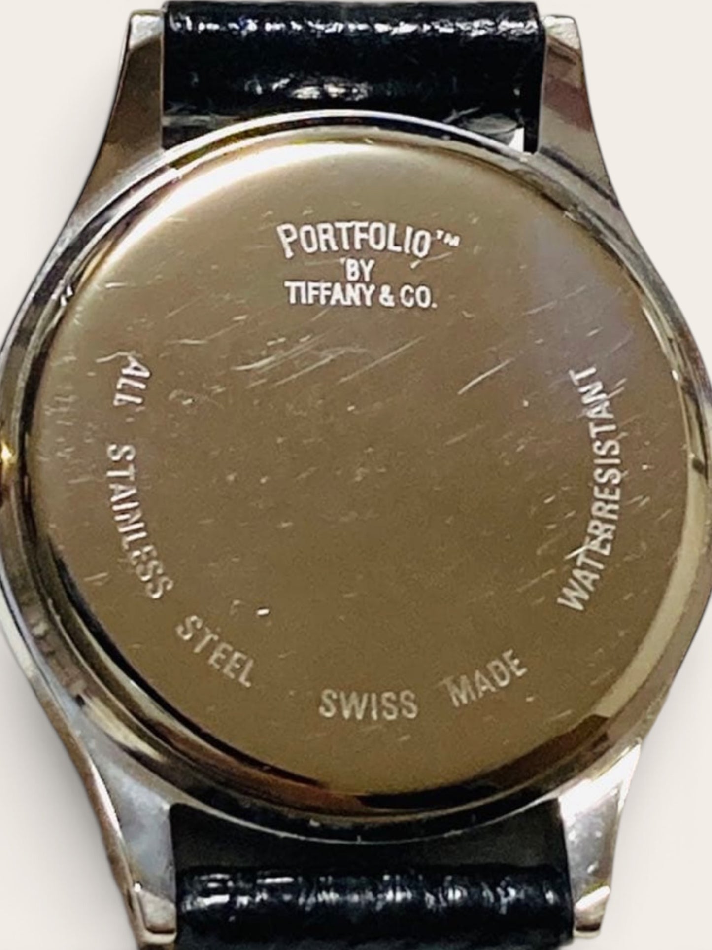 Tiffany & Co. Portfolio Vintage Watch (Two-Tone, White Dial)
