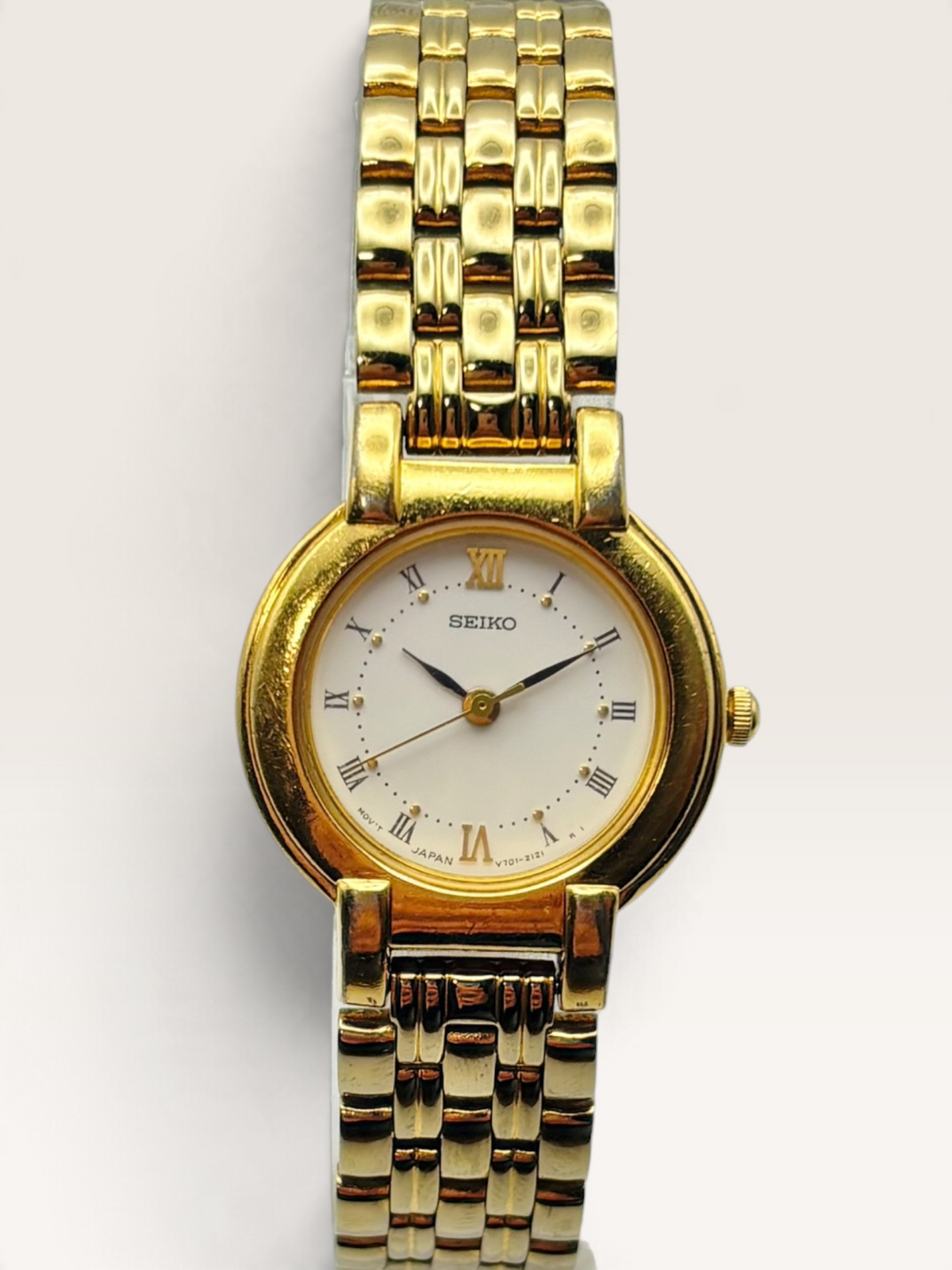 SEIKO Roman Numeral Vintage Quartz Watch