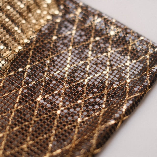 Vintage Australian Gold Mesh Shoulder Bag