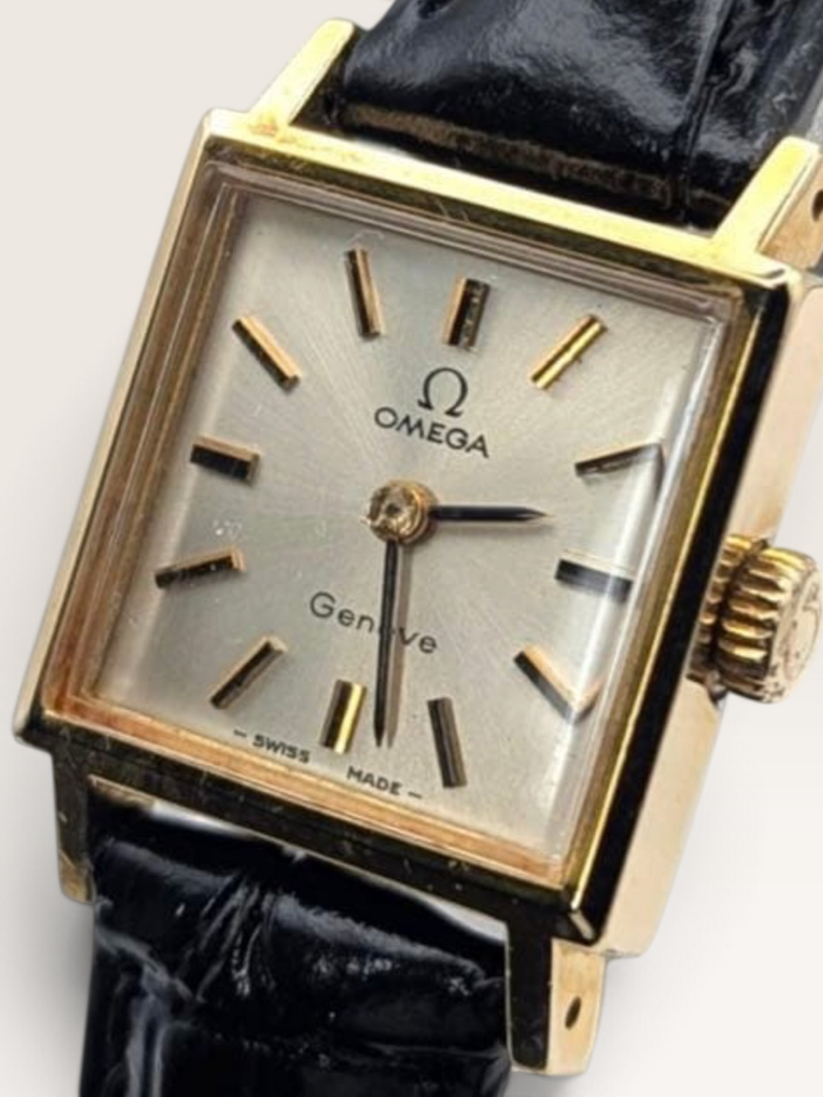 OMEGA Genève Square Hand-Wound Vintage Watch