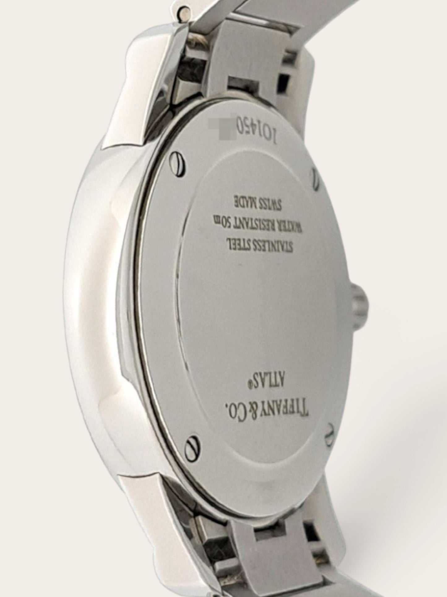 Tiffany & Co. Atlas Pink Dial Watch