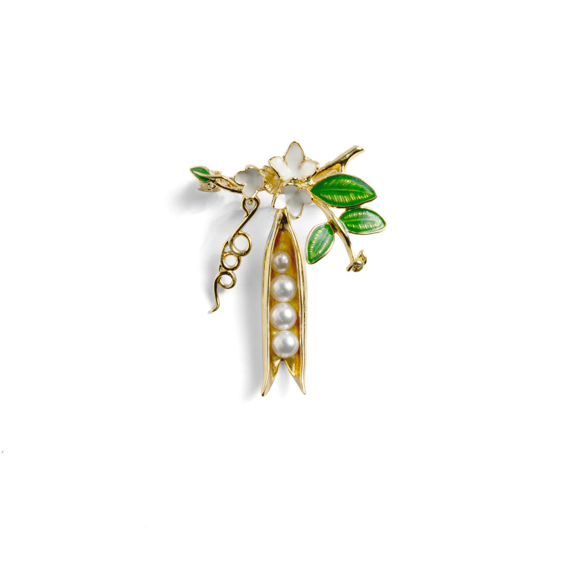 Peapod Brooch — Bill Skinner