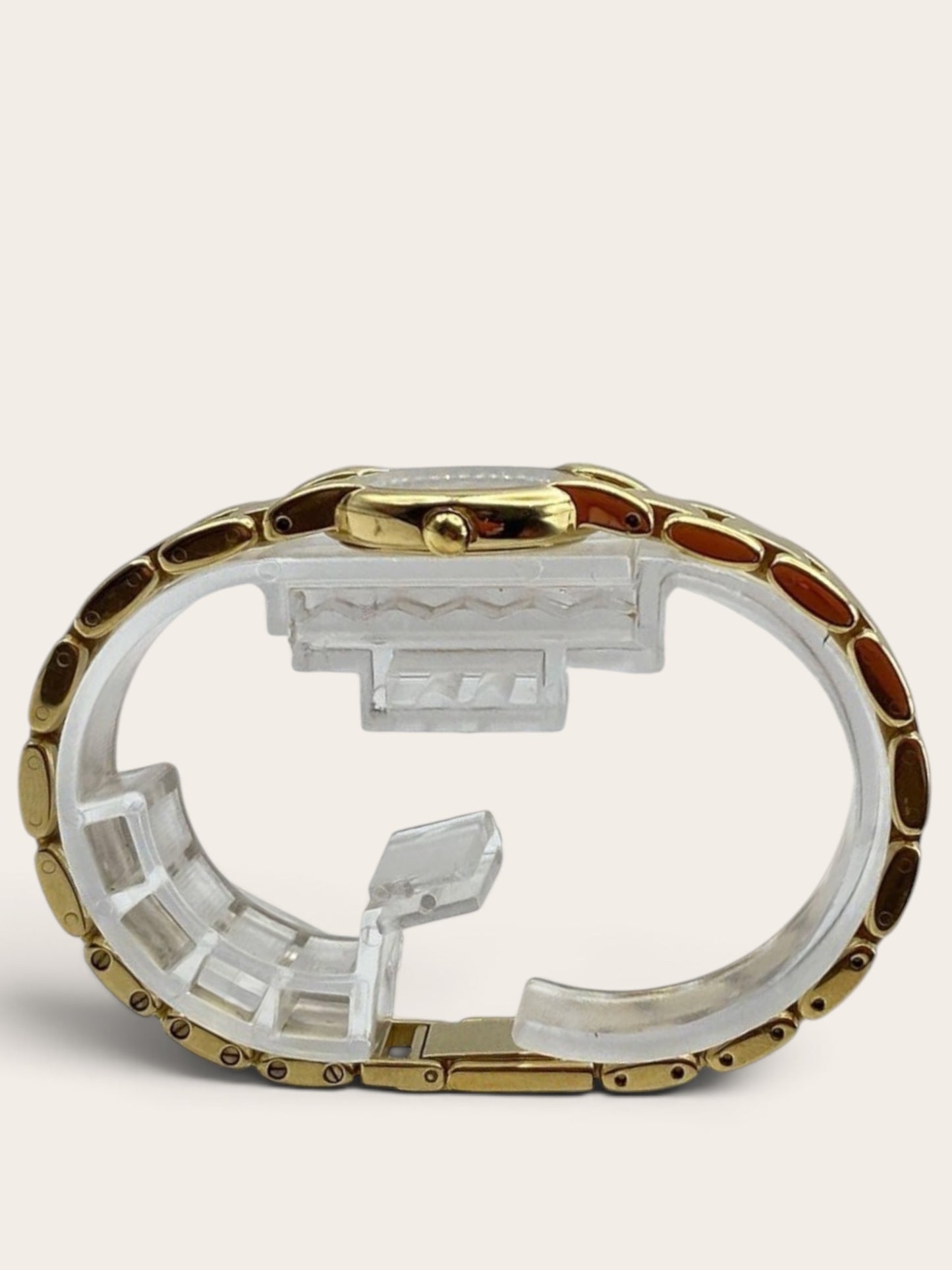 RAYMOND WEIL Gold-Tone Clear-Stone Bracelet Watch