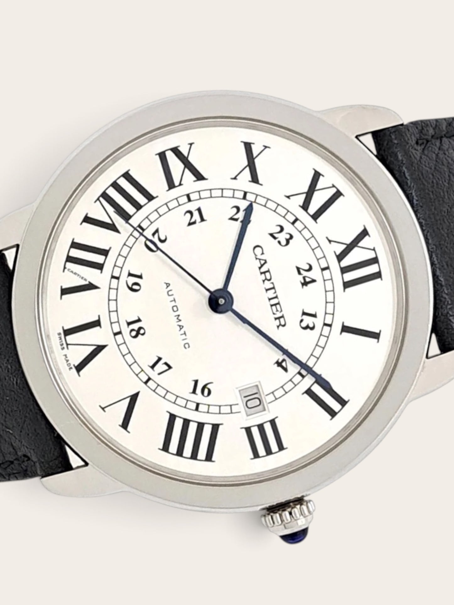 Cartier Ronde Solo Automatic Silver Dial Watch