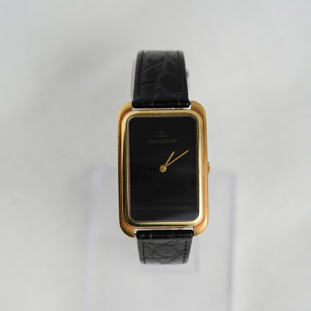 Vintage JAEGER-LECOULTRE Rectangular Onyx Dial Ref.9125.21