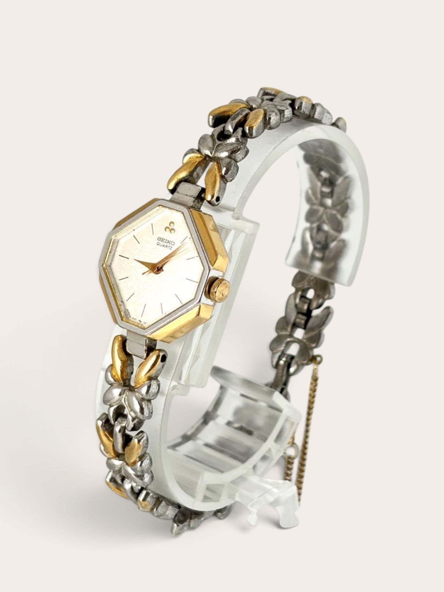 SEIKO Two-Tone Octagonal Bracelet Watch