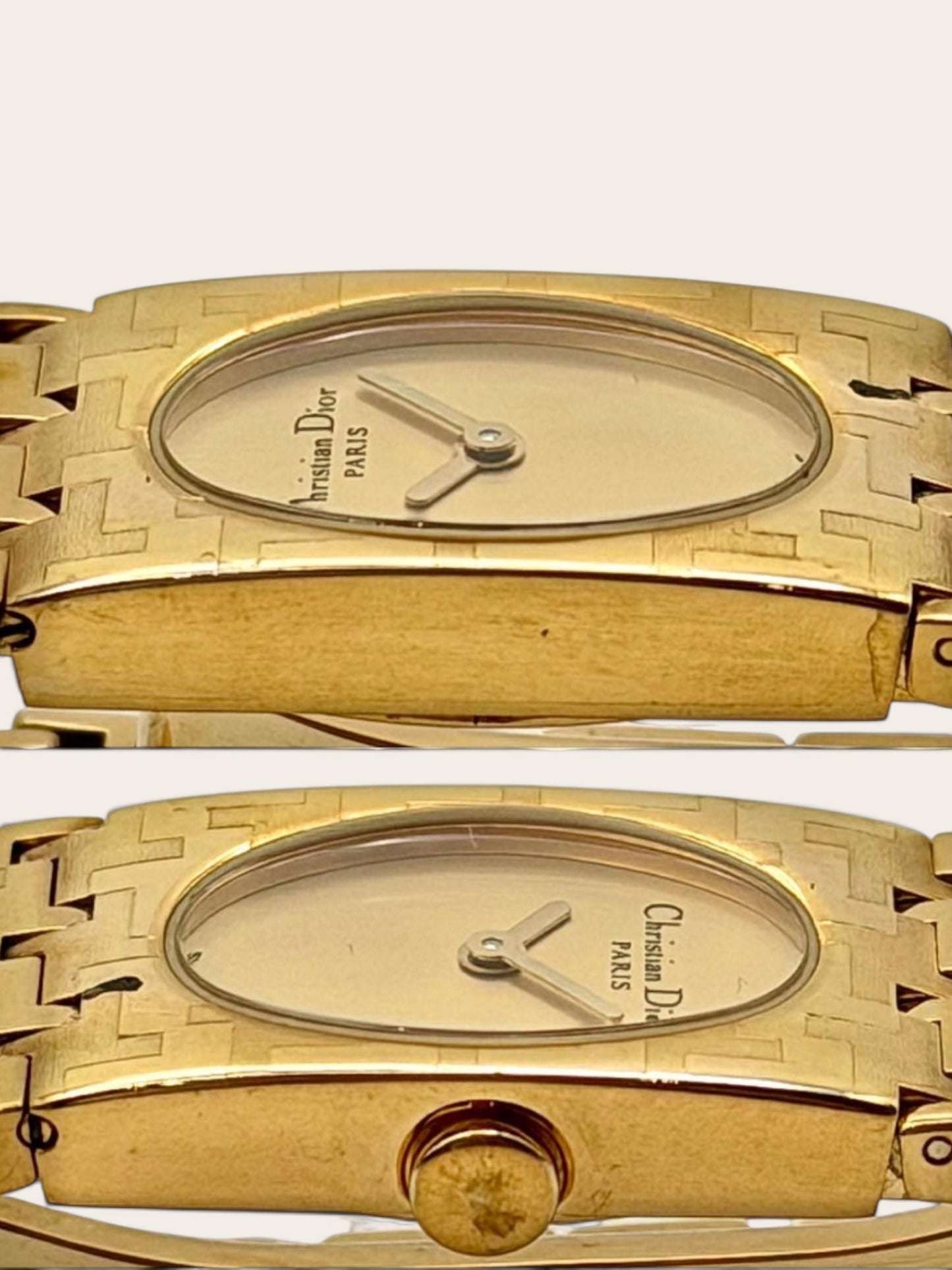 Christian Dior Miss Dior Oval Face Gold Vintage Watch