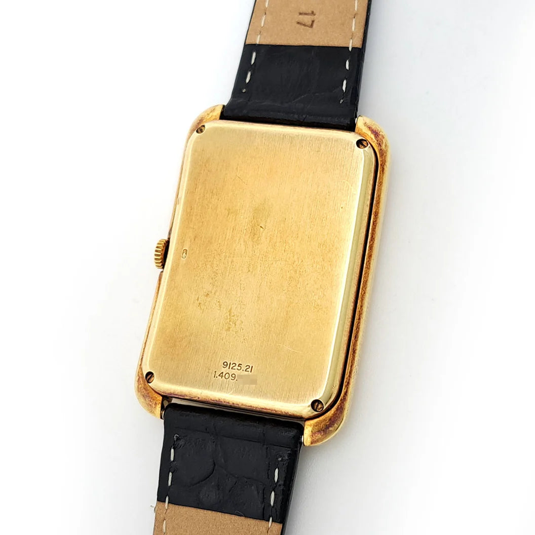 Vintage JAEGER-LECOULTRE Rectangular Onyx Dial Ref.9125.21