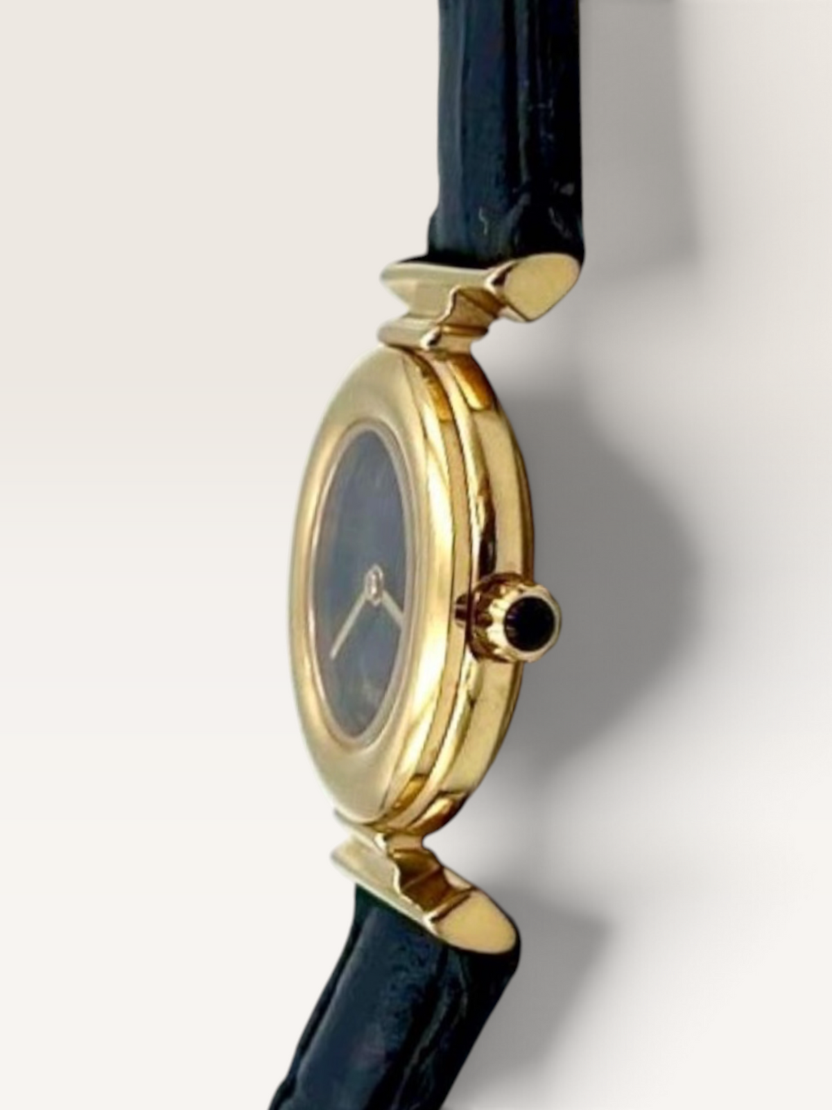 FENDI  Zucca Black Dial Gold-Tone Vintage Watch
