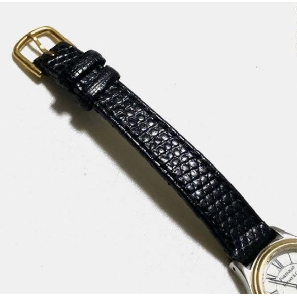 Tiffany & Co. Portfolio Vintage Watch (Two-Tone, White Dial)