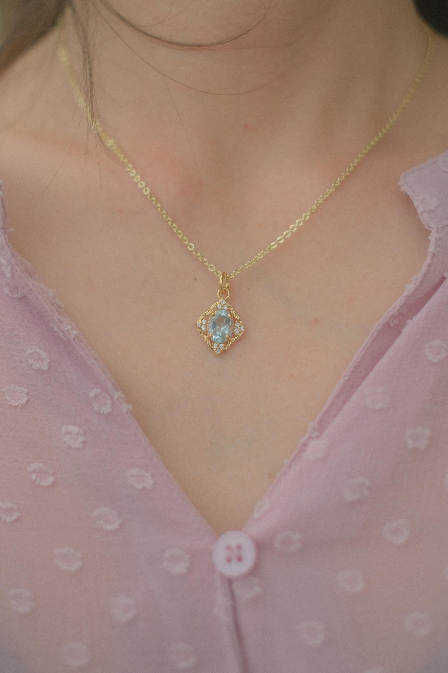Montpensier Topaze necklace