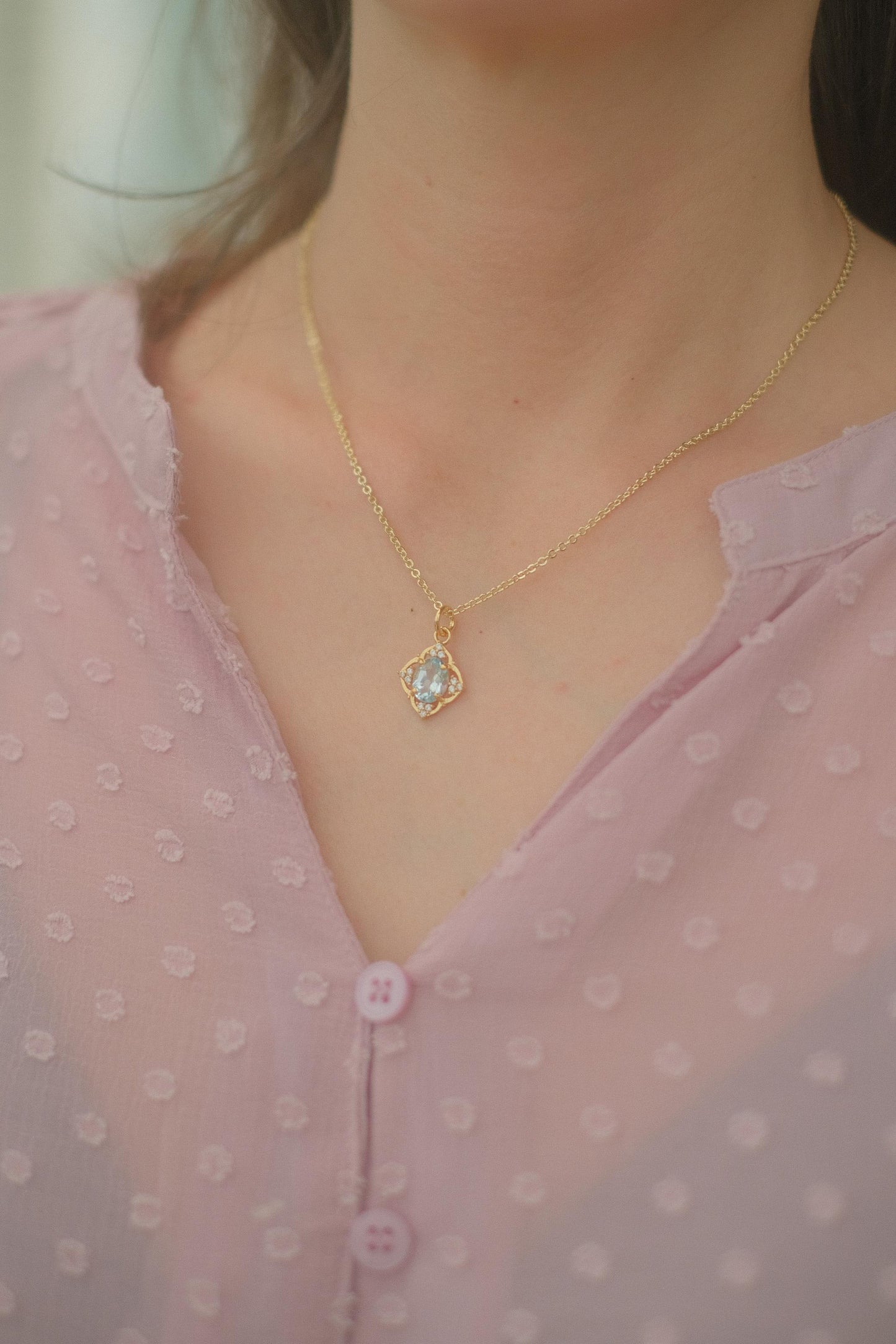 Montpensier Topaze necklace