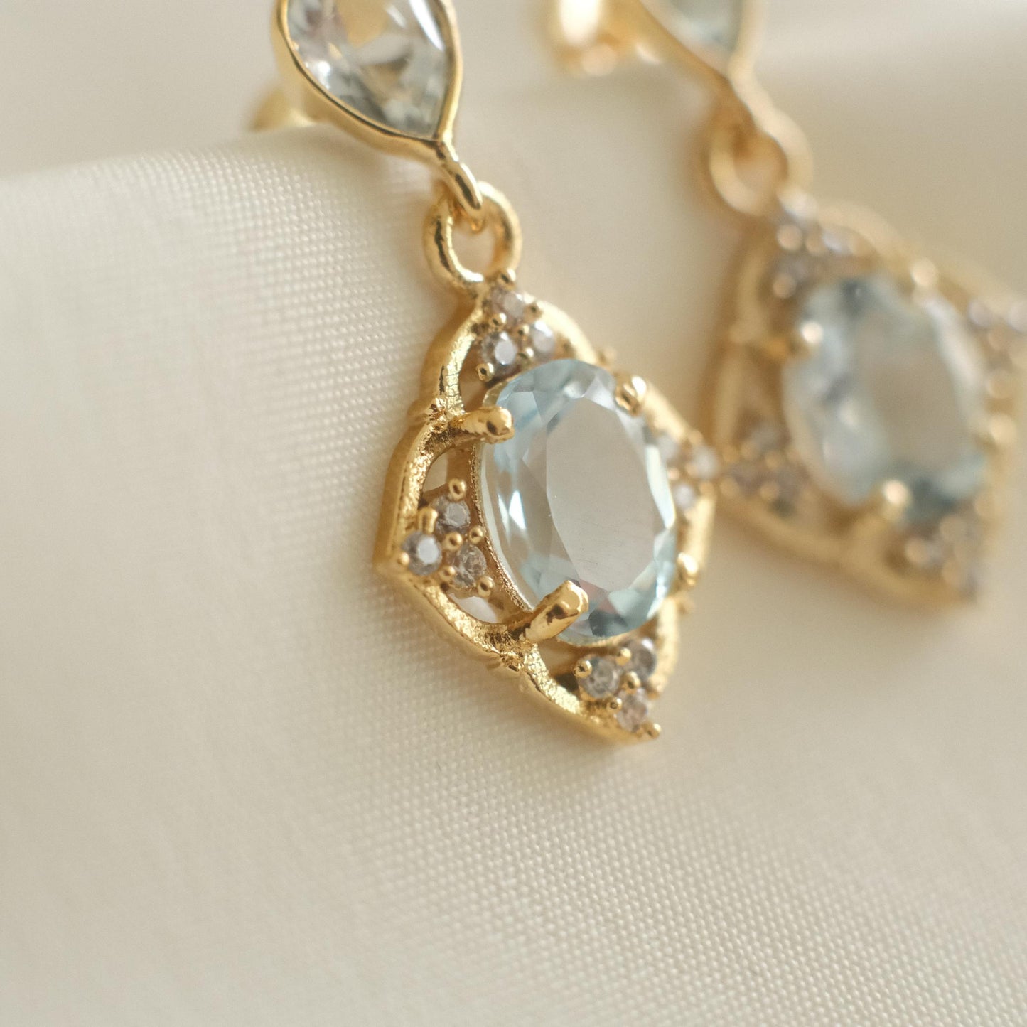Montpensier-Collier Topaze Earrings