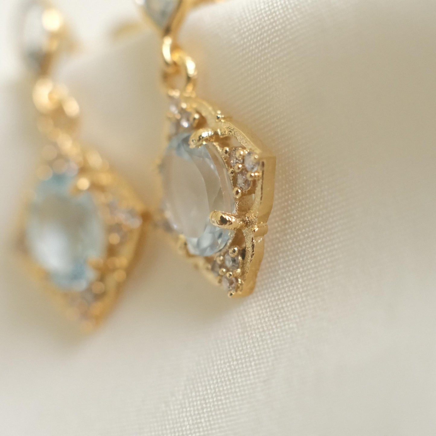 Montpensier-Collier Topaze Earrings