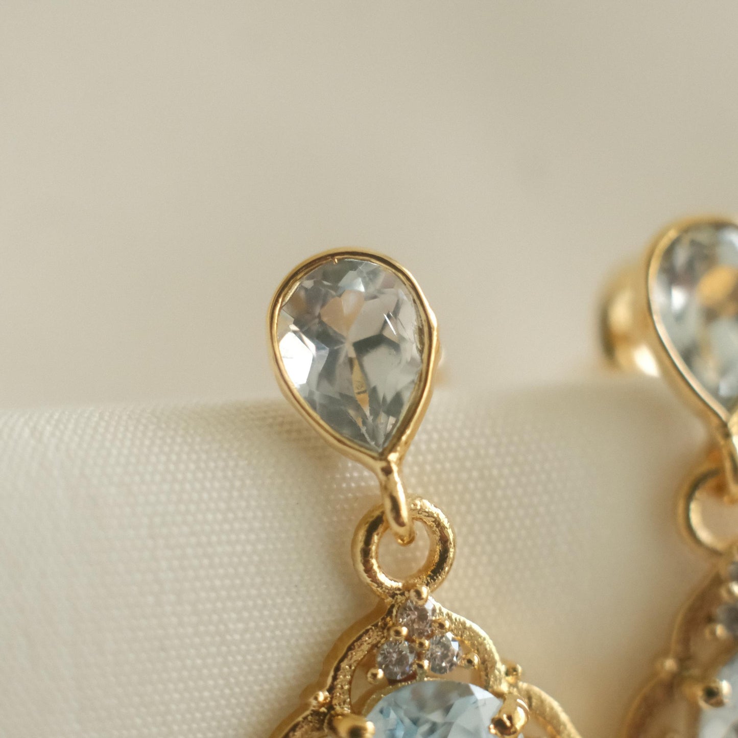 Montpensier-Collier Topaze Earrings