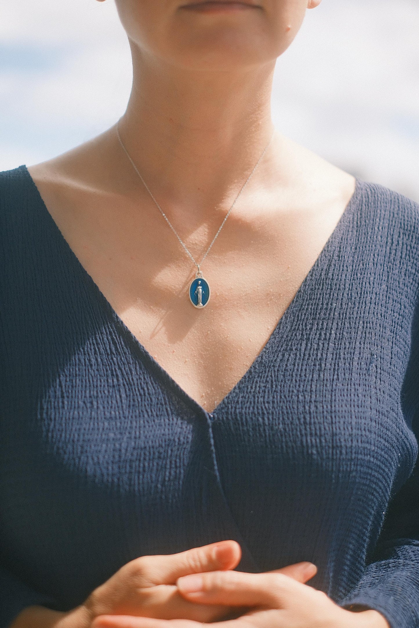 The Italian Médaille Pendant Necklace Collection: Miraculous Medal