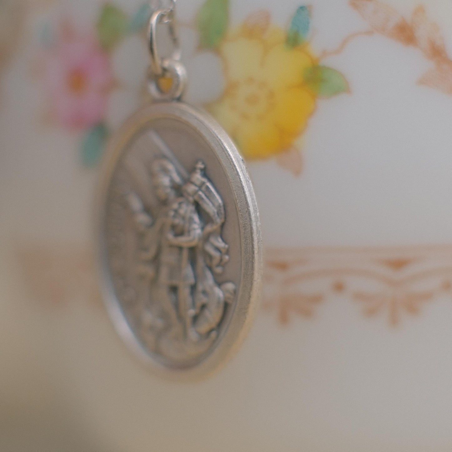 The Italian Médaille Pendant Necklace Collection: St. Florian