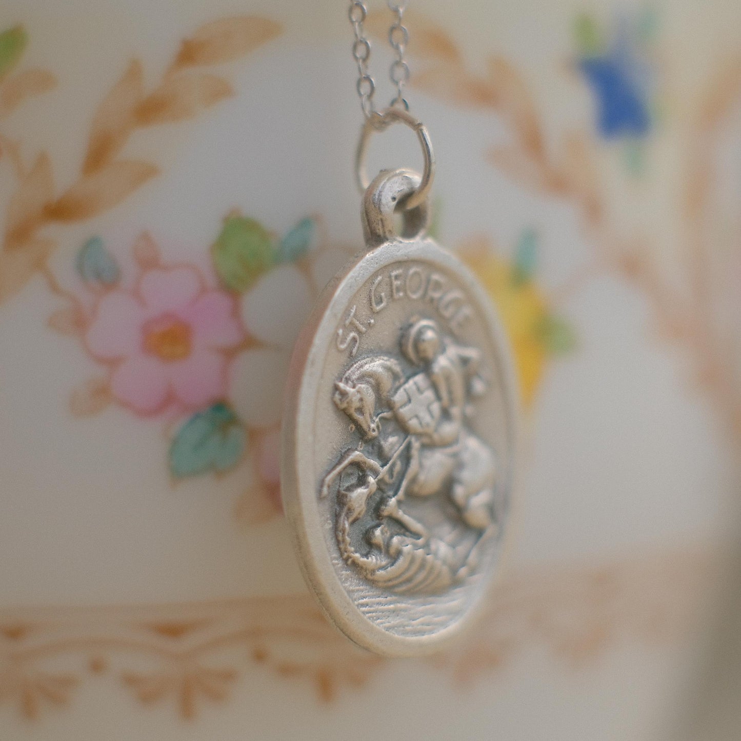 The Italian Médaille Pendant Necklace Collection: St. George
