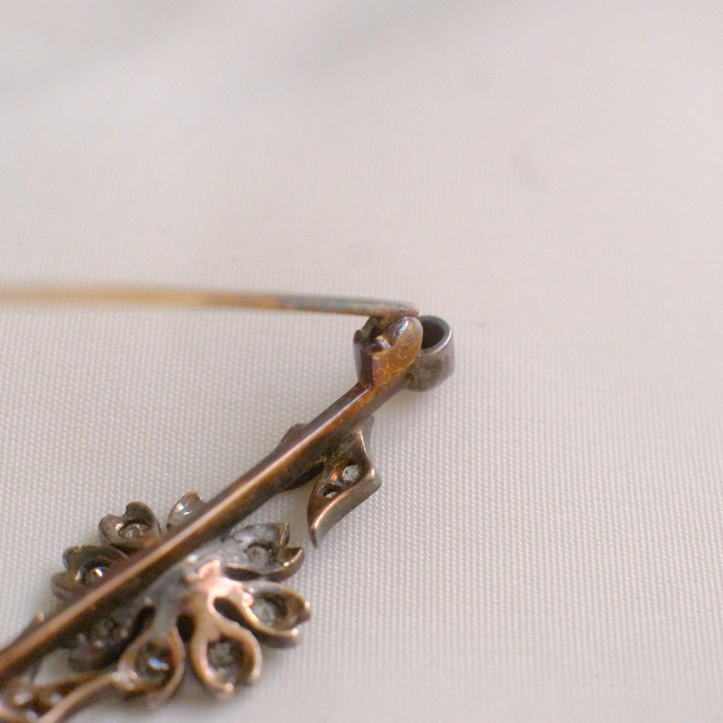 Vintage Floral Bar Brooch