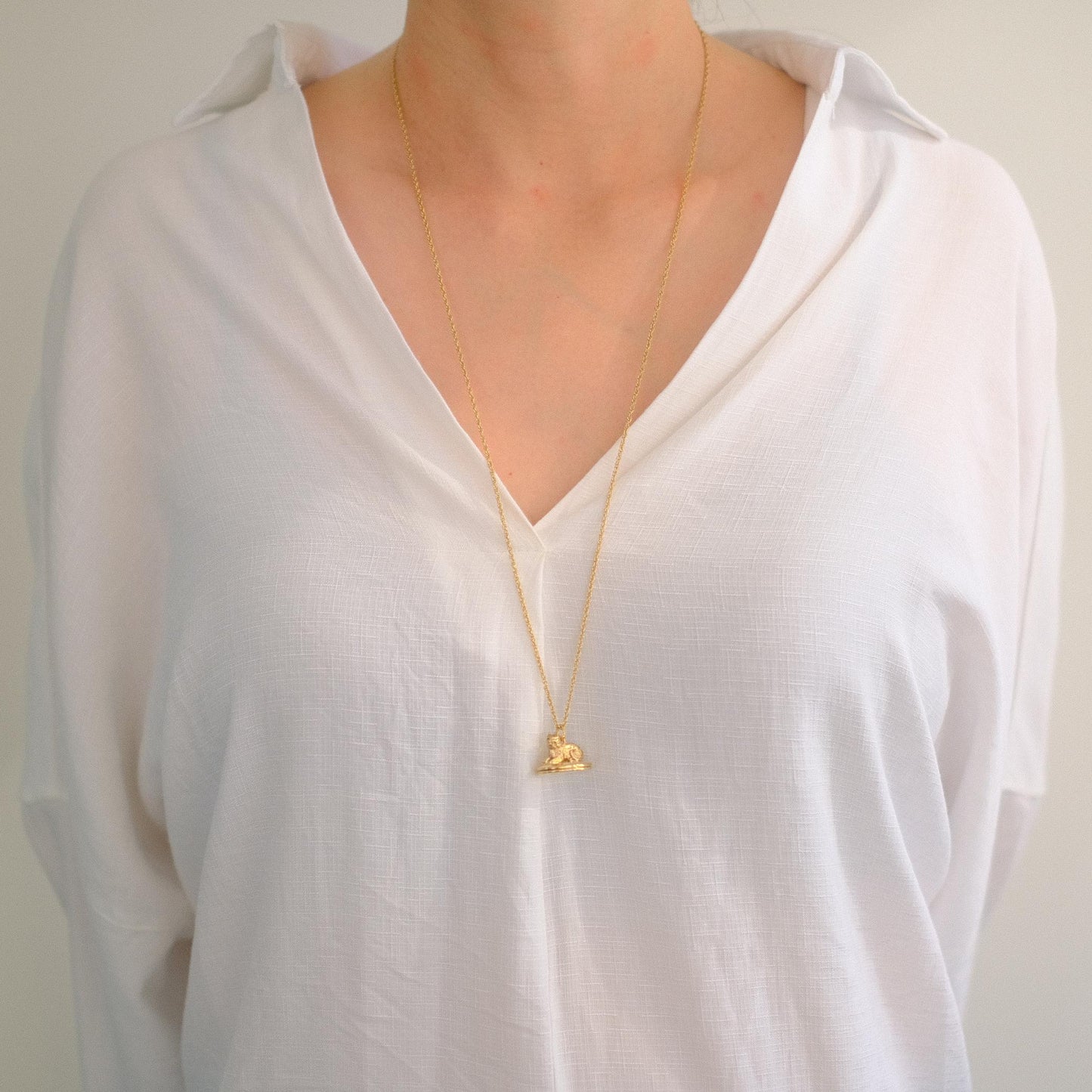 Cat Pendant Necklace