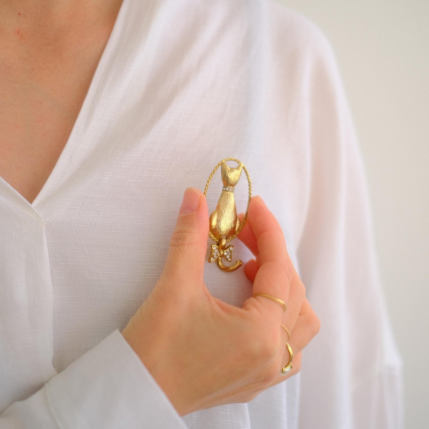 Cat Brooch