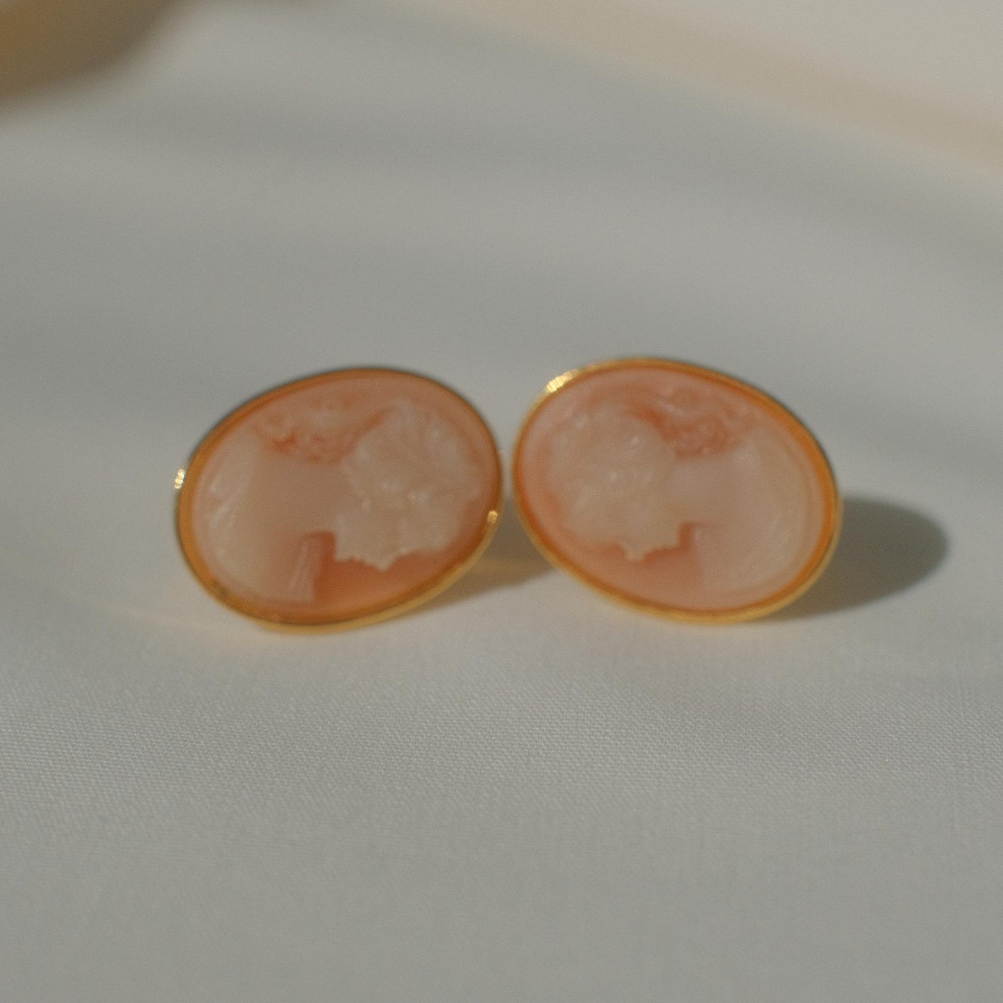 Vintage Cameo Earrings