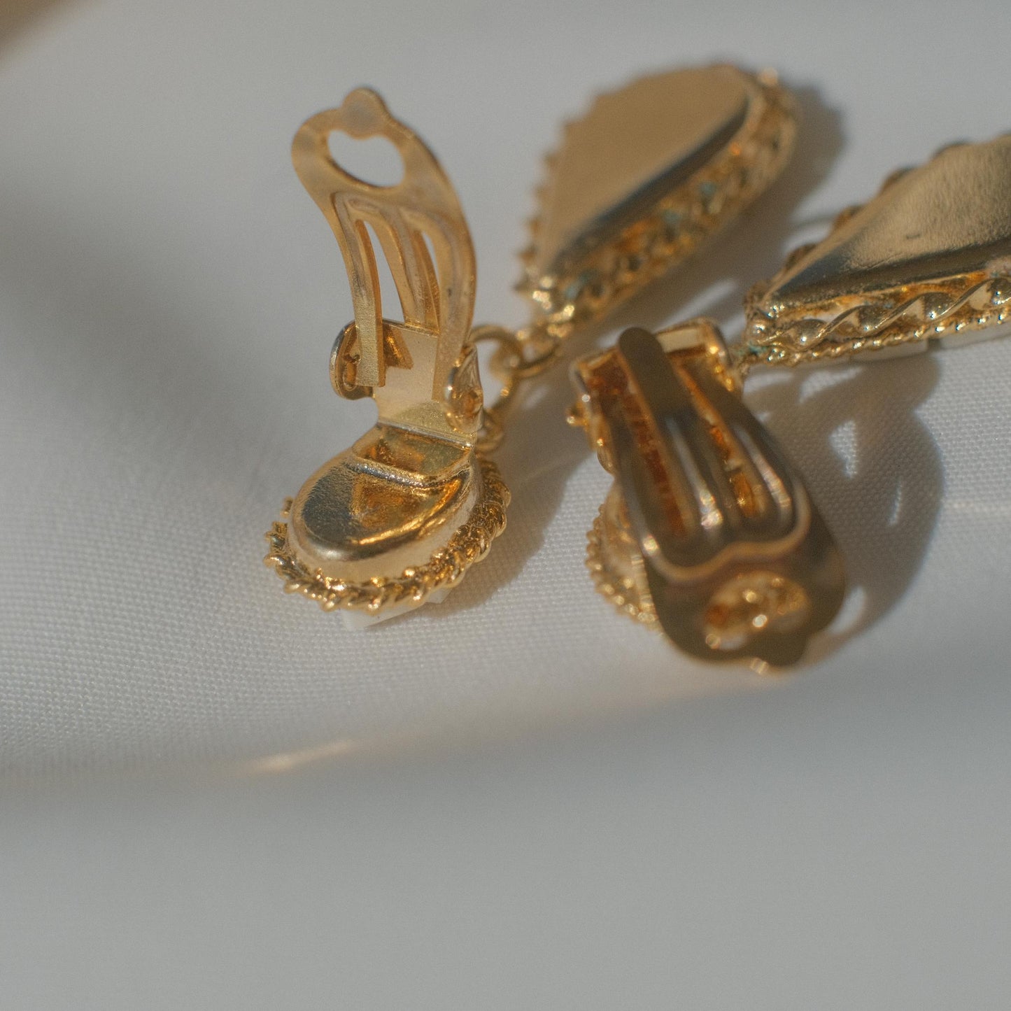 Vintage Italian Micromosaic Drop Earrings