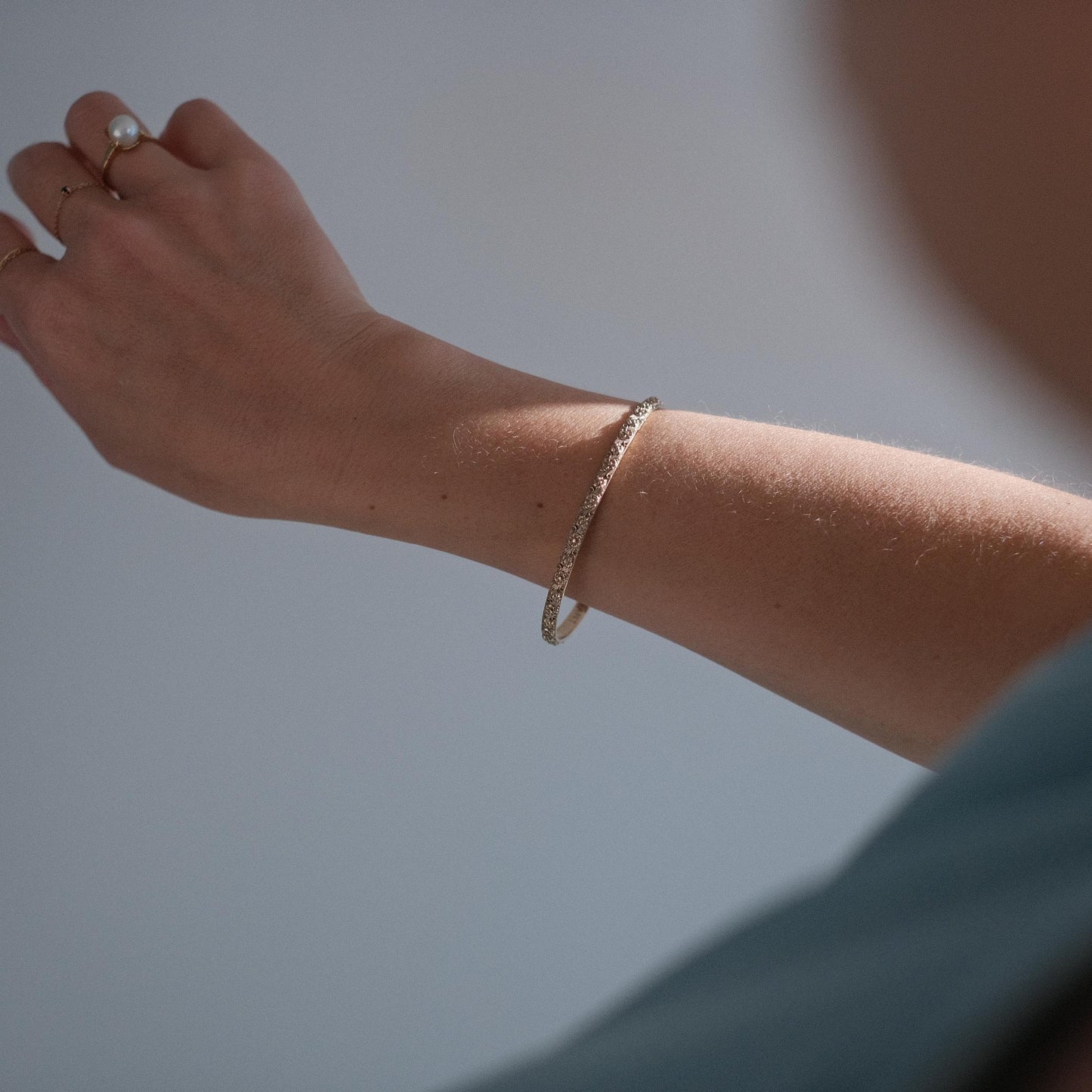 EMMA KRAFFT Floral Victorian Bangle