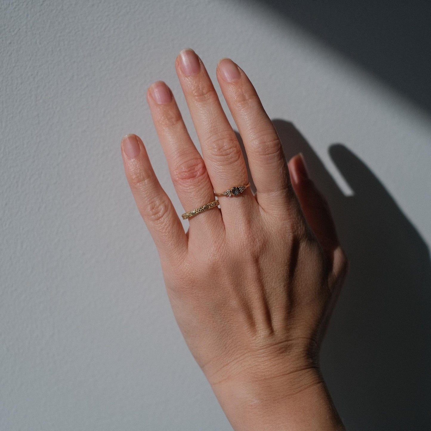 EMMA KRAFFT Victorian Wedding Band in Gold