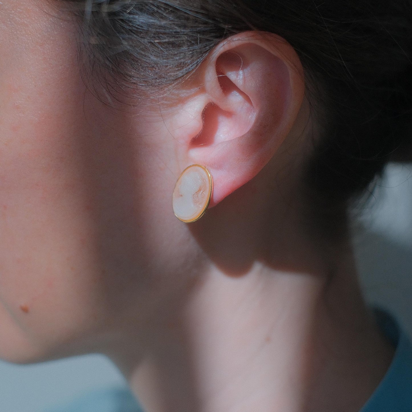 Vintage Cameo Earrings