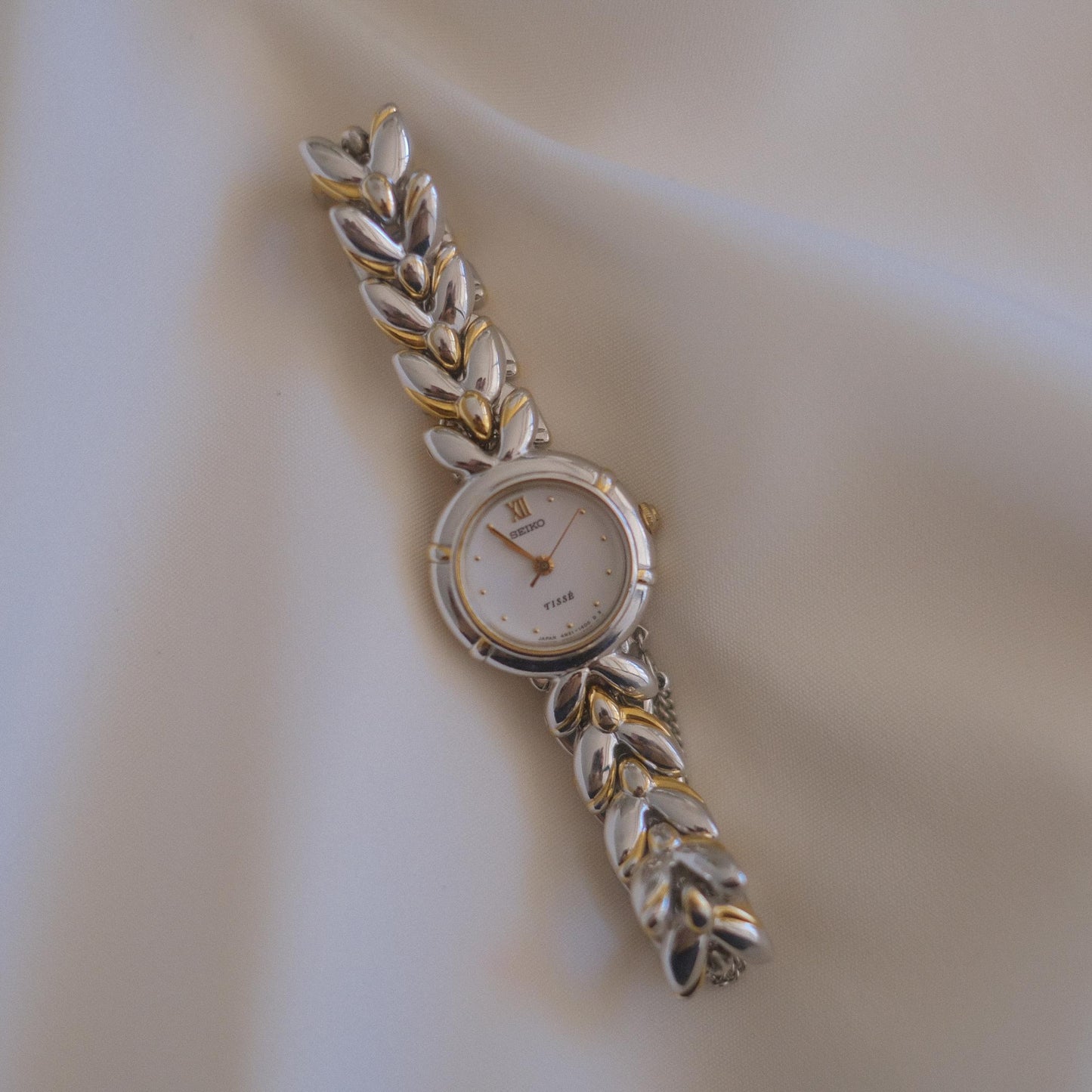 Seiko TISSÉ Laurel-Motif Two-Tone Bracelet Watch