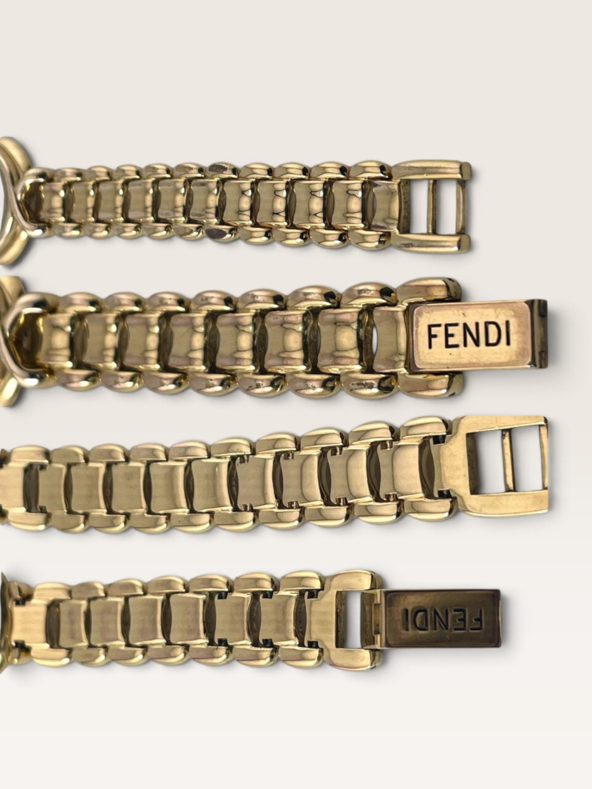 FENDI 700L Mother-of-Pearl Gold-Tone Vintage Quartz Watch