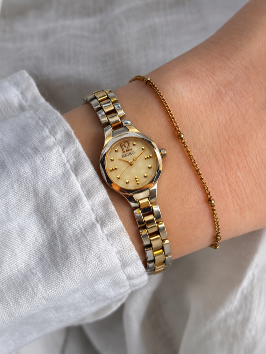 SEIKO Vintage Two-Tone Bracelet Watch