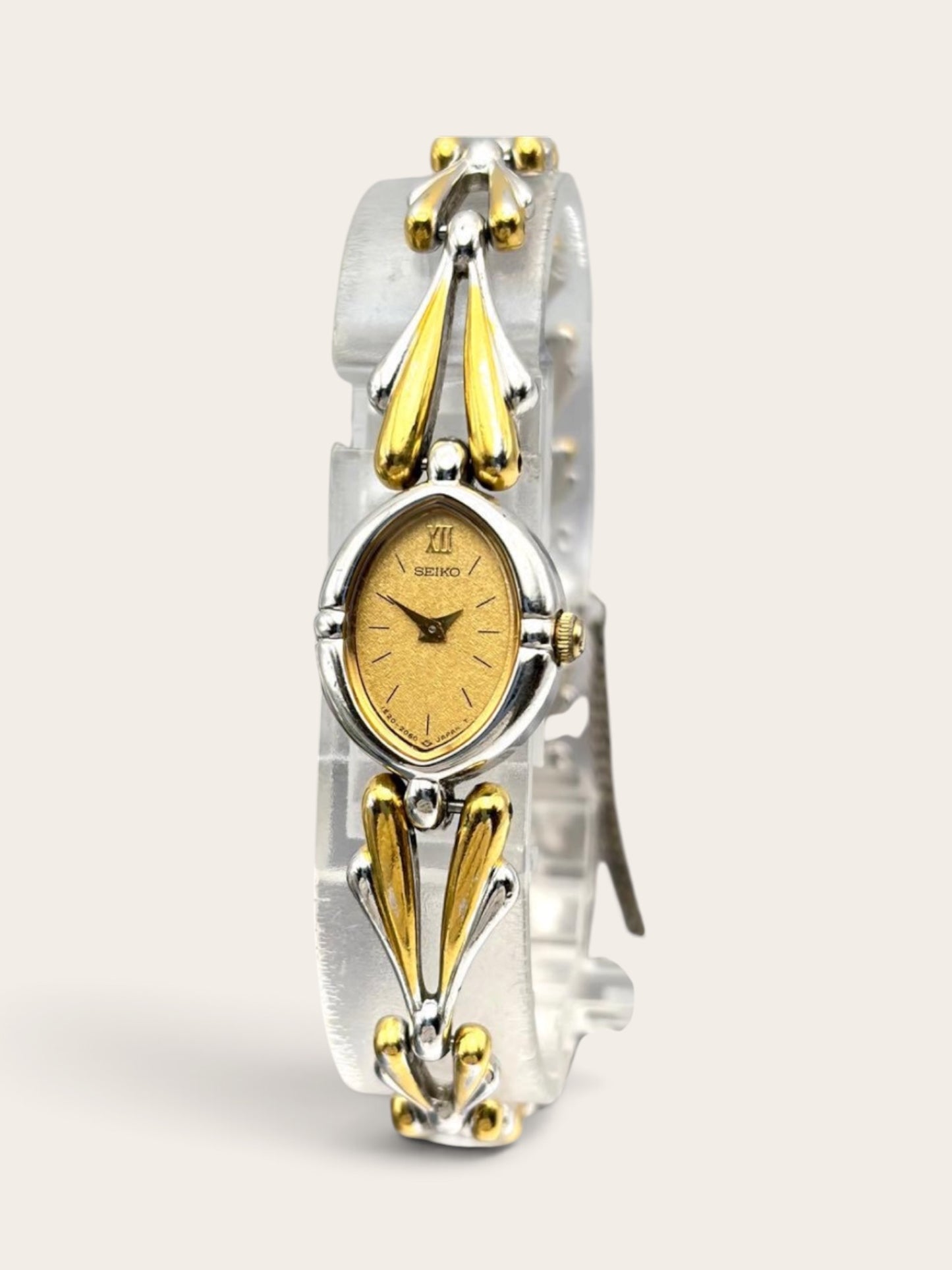 SEIKO Two-Tone Oval Bracelet Watch