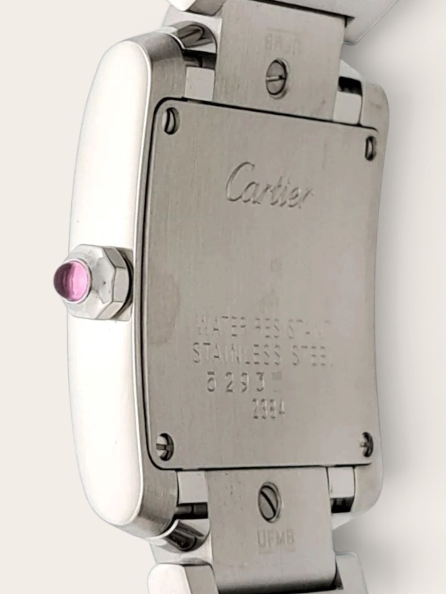 Cartier Tank Française SM (Pink Shell Dial)