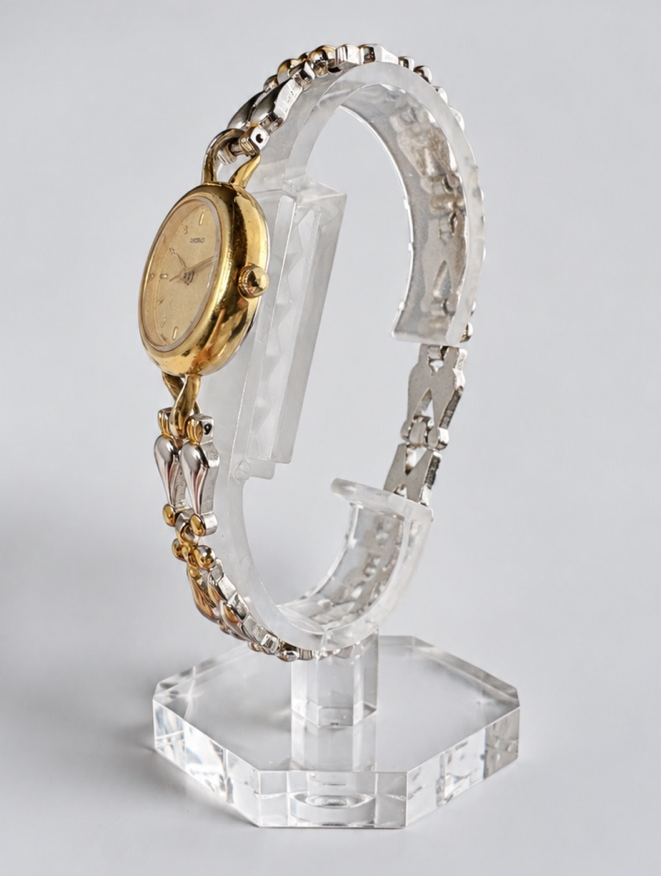 Vintage SEIKO Bracelet Watch, Gold Dial