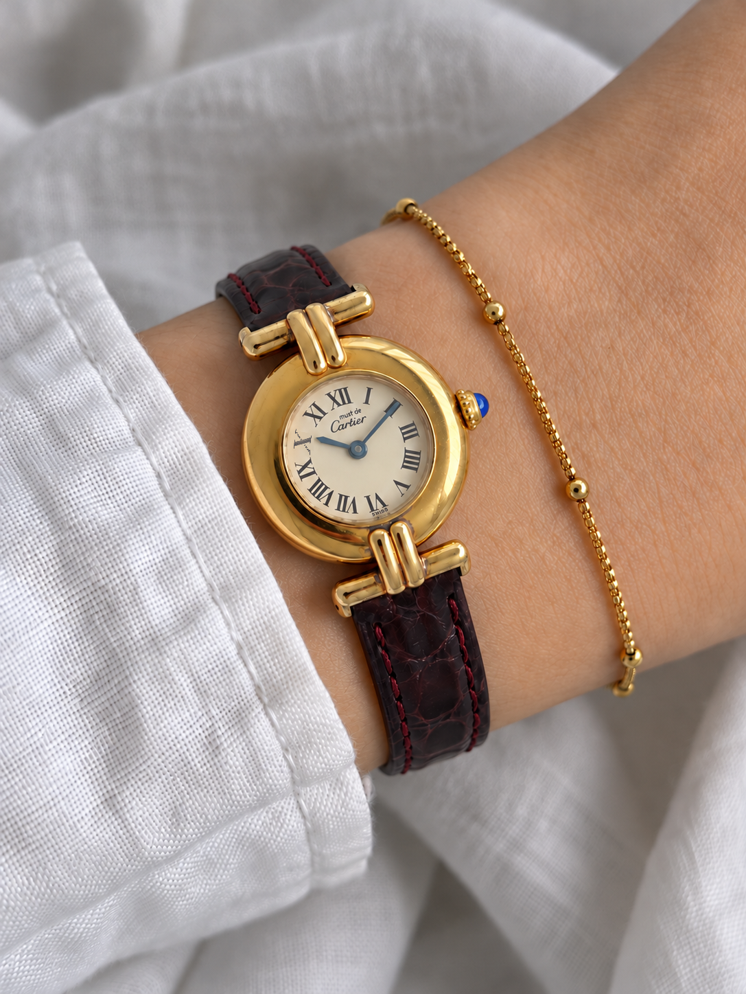 Cartier Must Colisée SM Vermeil Vintage Quartz Watch