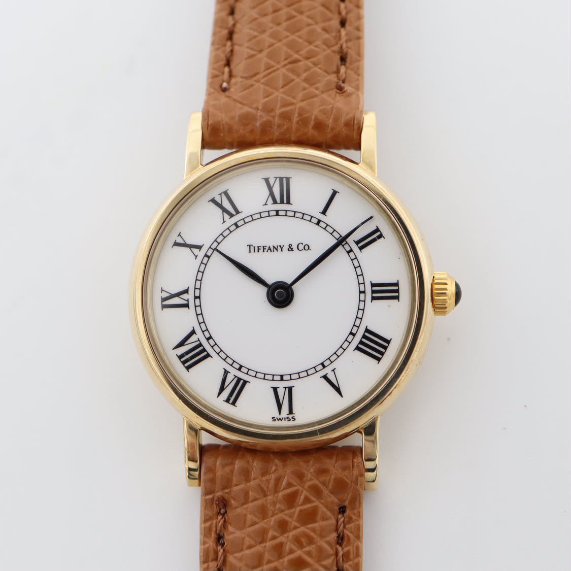 TIFFANY & Co. Classic Round 14K Gold Vintage Watch