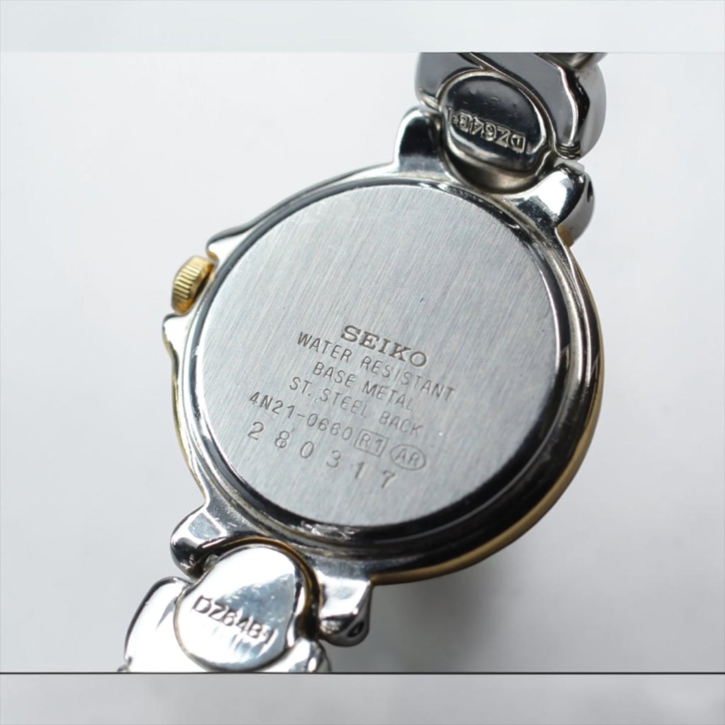 Seiko TISSÉ Two-Tone Wave-Link Quartz Watch