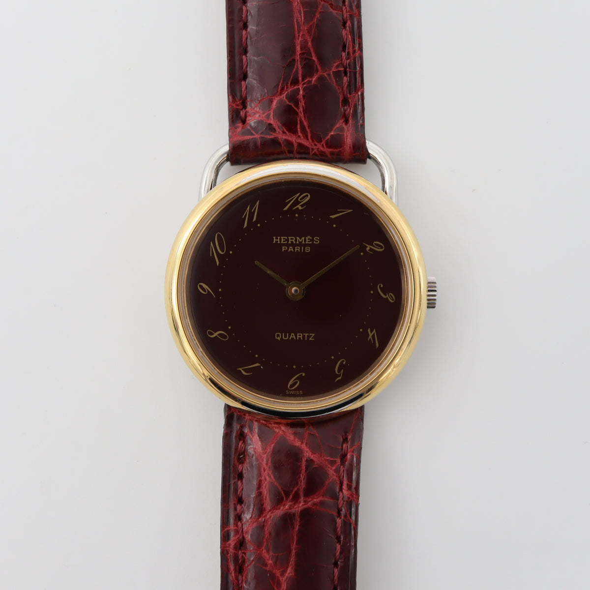 Vintage Hermès Arceau Bordeau