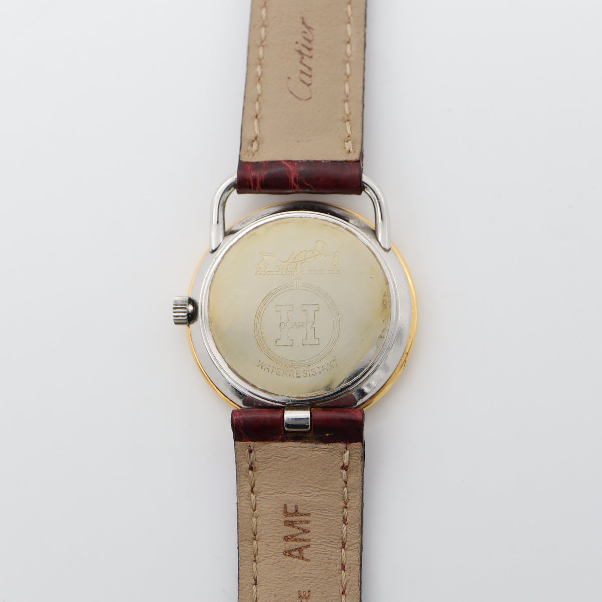 Vintage Hermès Arceau Bordeau