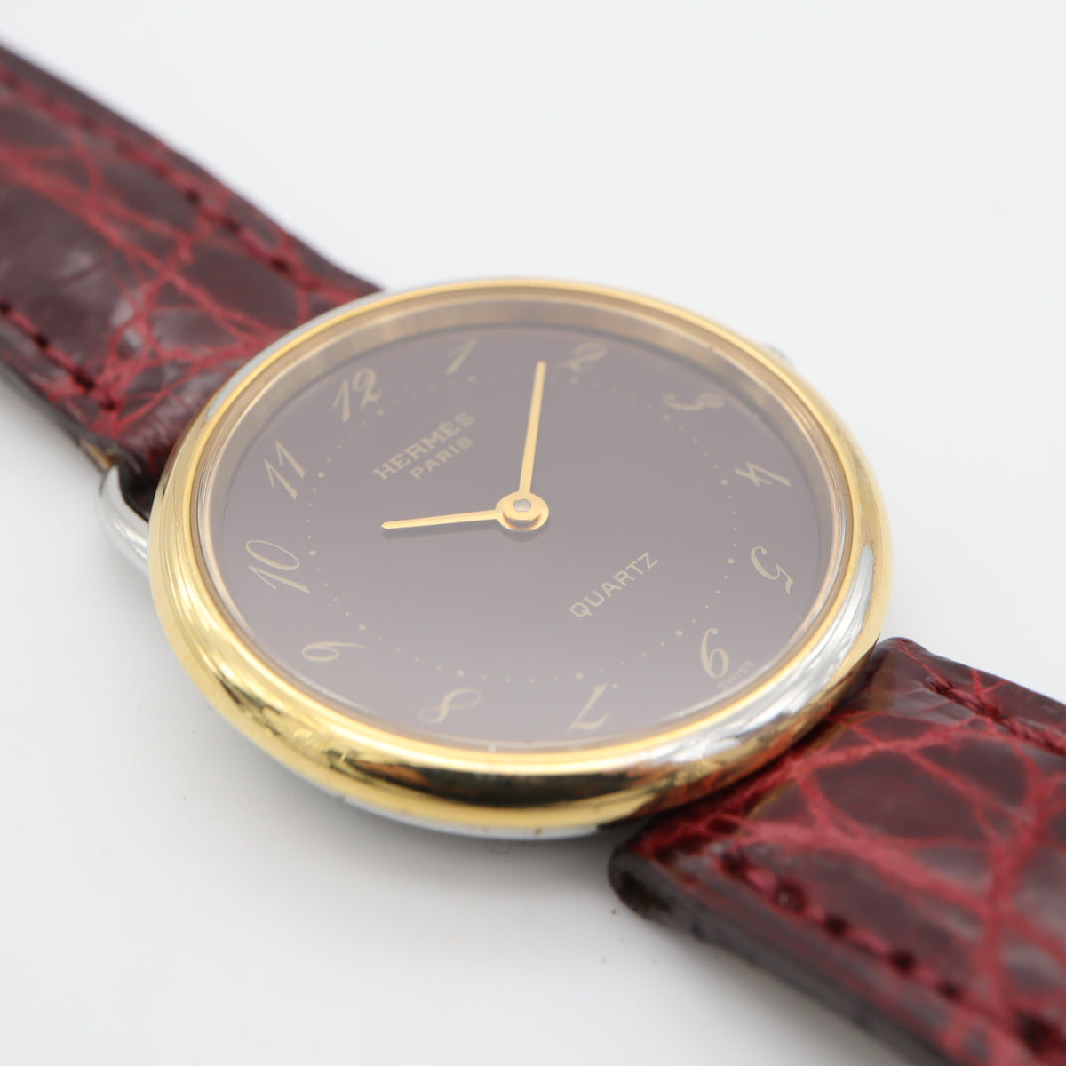 Vintage Hermès Arceau Bordeau