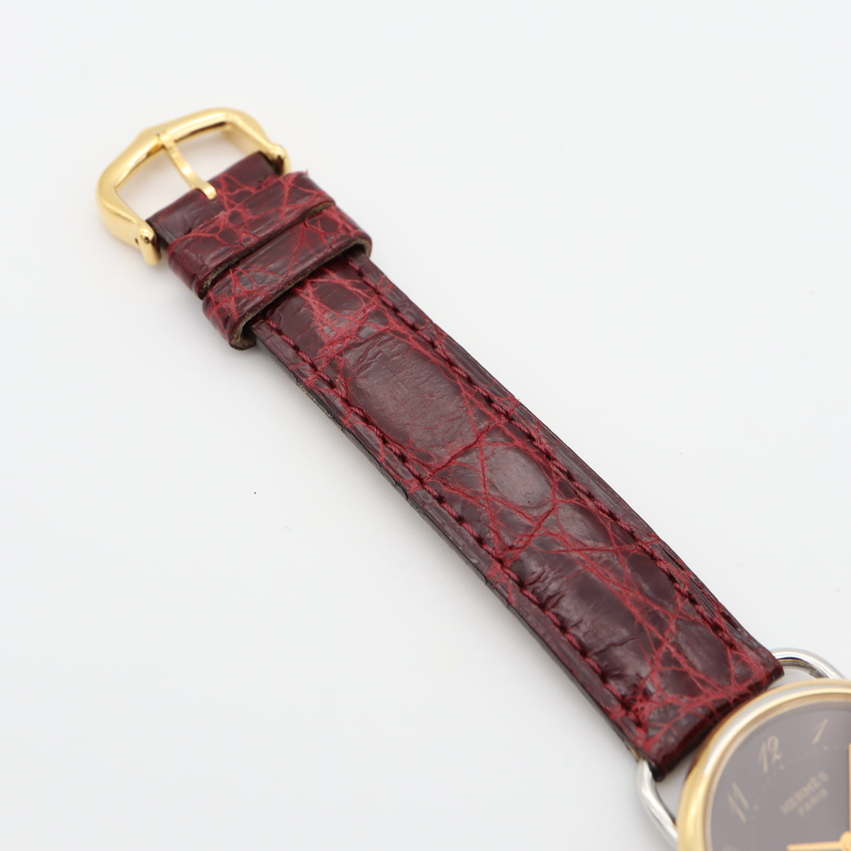 Vintage Hermès Arceau Bordeau