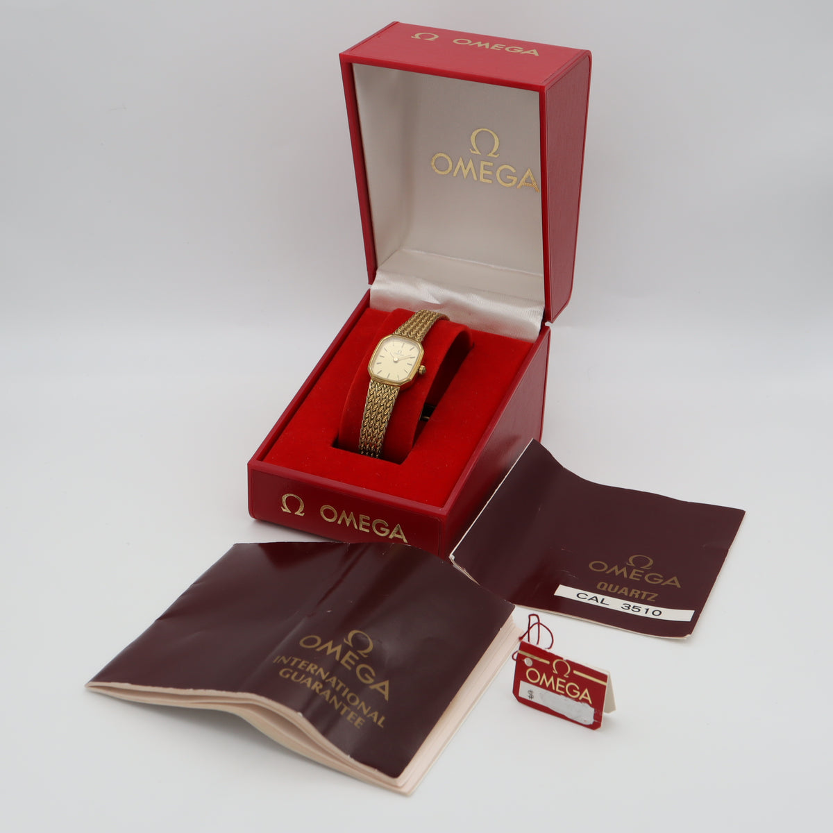 OMEGA ED 791.6008 Gold-Tone Vintage Bracelet Watch