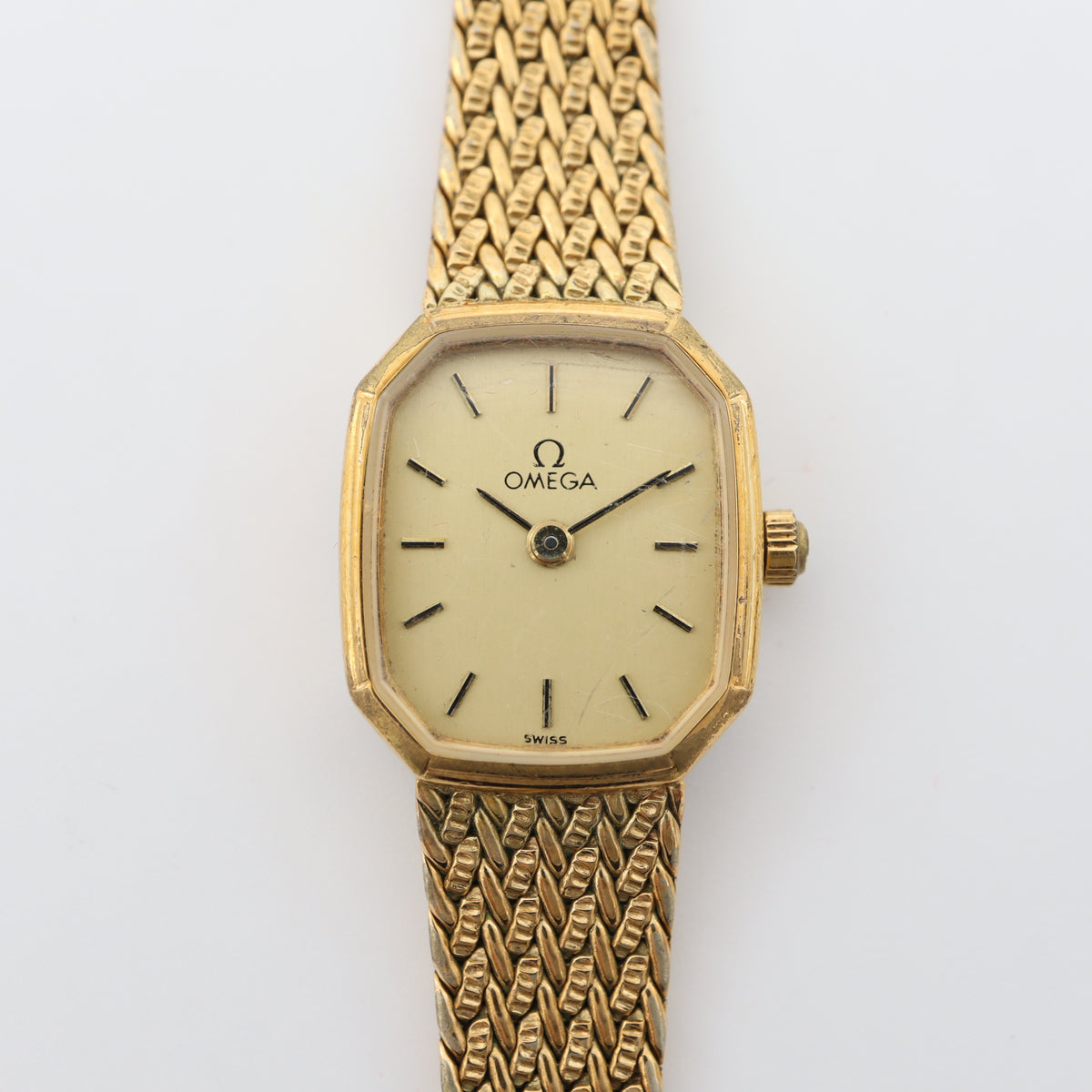 OMEGA ED 791.6008 Gold-Tone Vintage Bracelet Watch