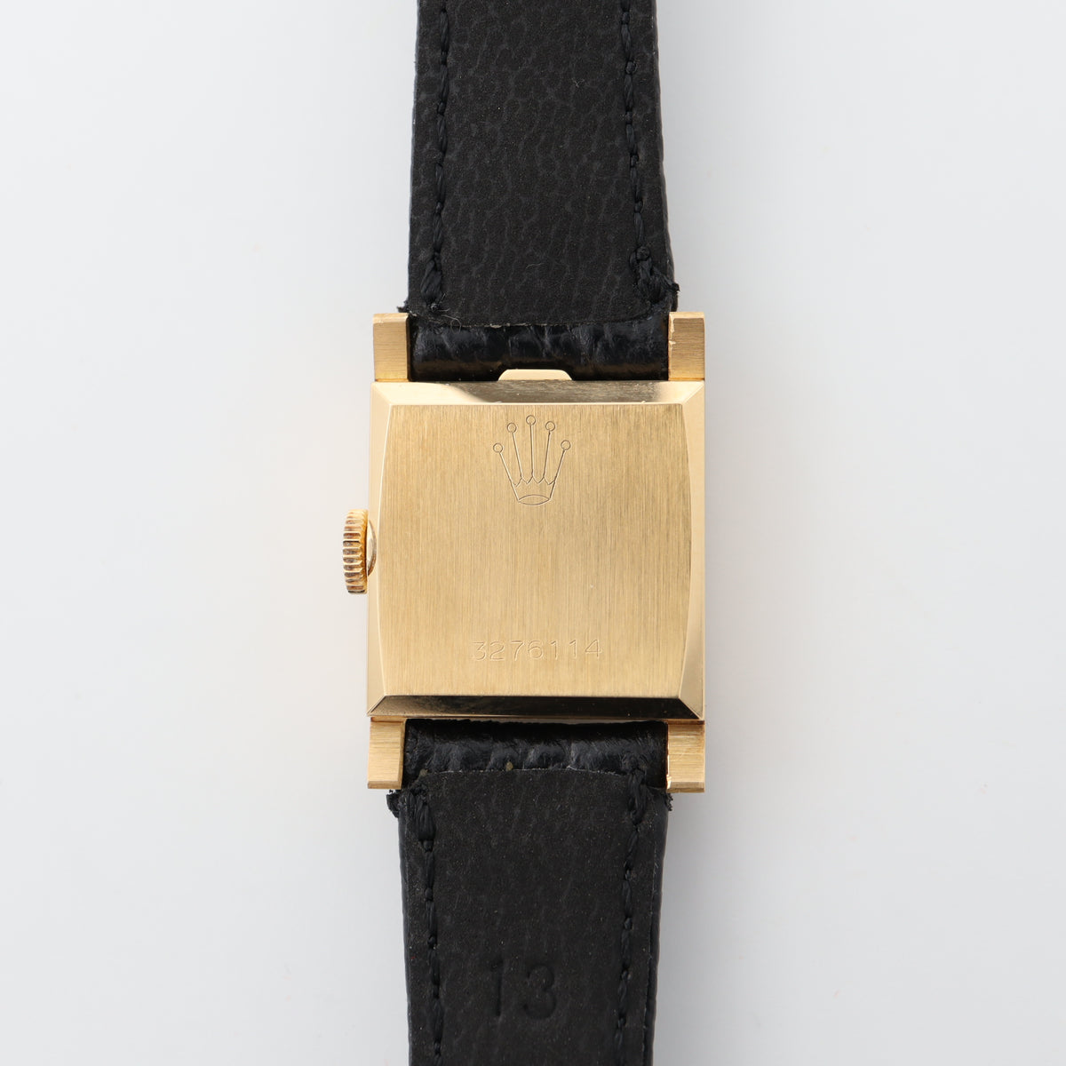 ROLEX Precision 18K Yellow Gold Square Watch Ref. 2157 — 1971