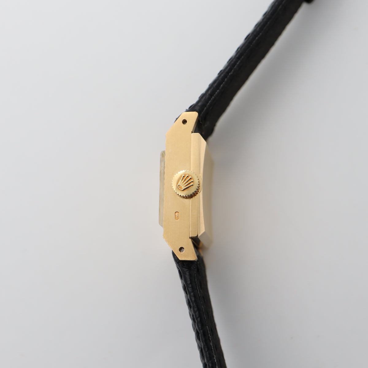 ROLEX Precision 18K Yellow Gold Square Watch Ref. 2157 — 1971