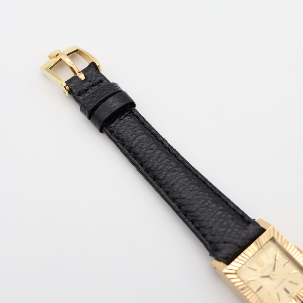 ROLEX Precision 18K Yellow Gold Square Watch Ref. 2157 — 1971