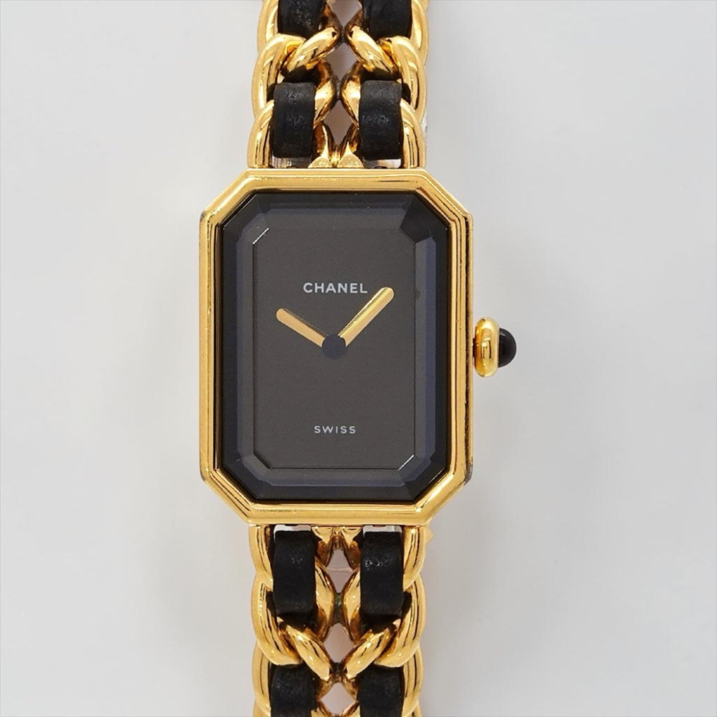 CHANEL Première Vintage Watch — Black Dial × Gold