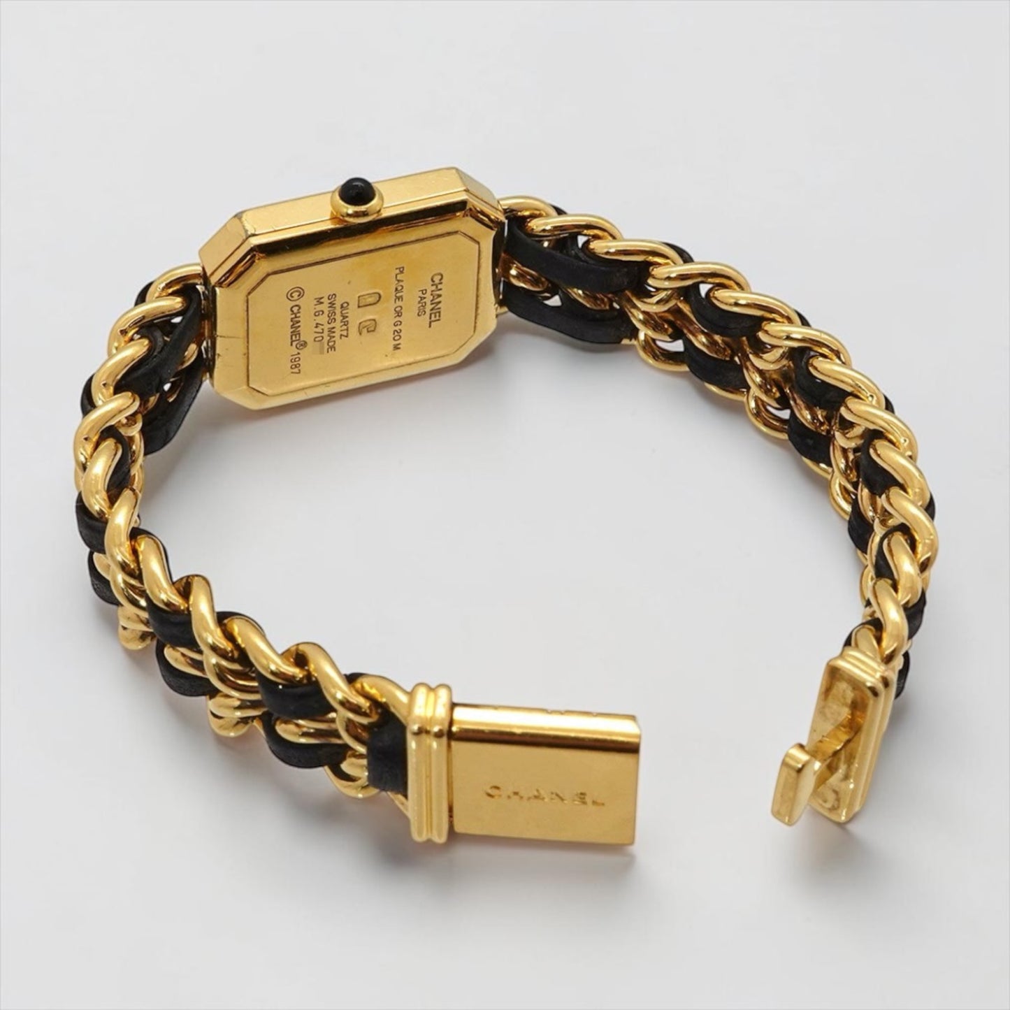 CHANEL Première Vintage Watch — Black Dial × Gold